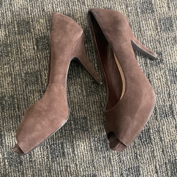 Rockport Adiprene by Adidas Womens Suede Leather Open Toe Platform Heels - Picture 4 of 8